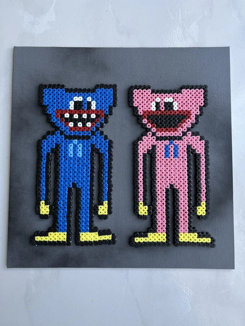 Kit Pixel Art / Perles à Repasser Poppy Playtime - Personnages Du Jeu, Création Manuelle, Neuf