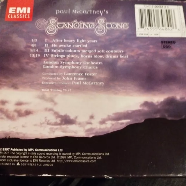 Paul McCartney/ LSO/ Lawrence Foster- Standing Stone Sehr Gut/Gut 2