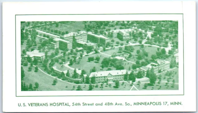 Postcard - United States Veterans Hospital - Minneapolis, Minnesota