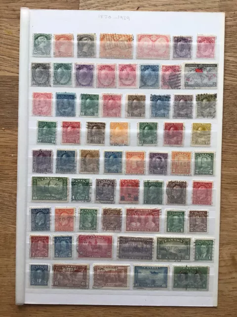 Collection Of Early Stamps Of Canada. High Catalogue Value.