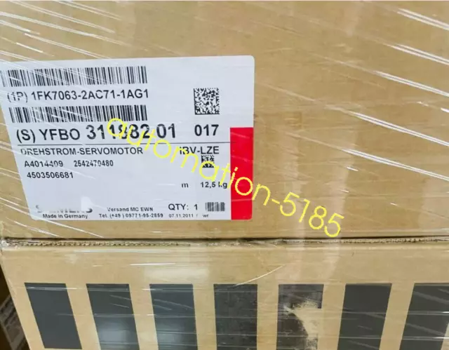 1PC Siemens servo motor 1FK7063-2AC71-1AG1 New fedex or DHL