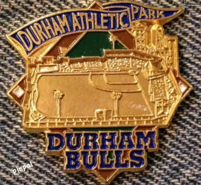 Durham Bulls Lapel Pin~Athletic Park~MiLB ~ Minor League Baseball ~ 90's Vintage