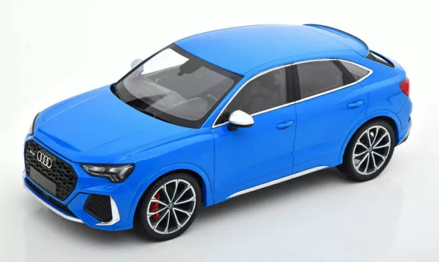 Modèle Auto Static Diecast Audi Q3 Rs 2019 Vert Modélisme Échelle