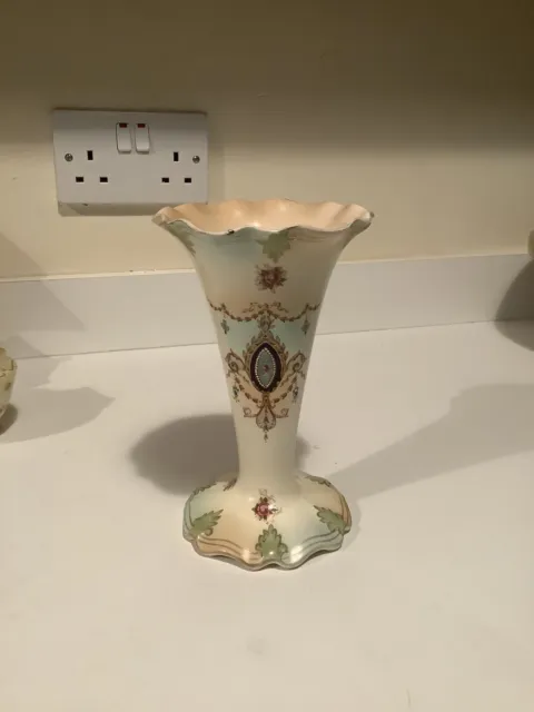 SF & CO  Crown  Devon Vase (Reg No. 554725)