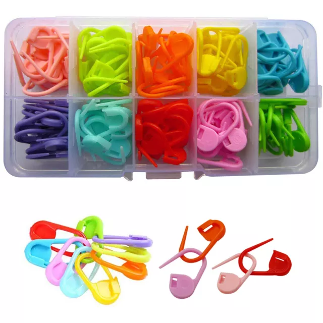 120/150 pcs/set Knitting Weave Crochet Locking Stitch Markers Needle Clip Craft