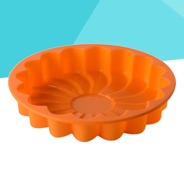 Gran molde de pastel de silicona gruesa en forma de pastel hágalo usted mismo molde para hornear pastel chapa para hornear