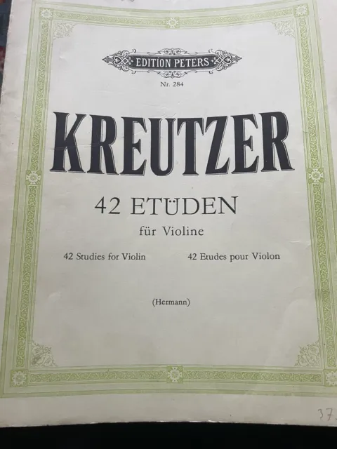 42 Etudes (Caprices) for Violin (Edition Peters)