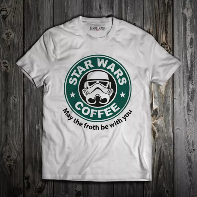 Maglietta Star Wars Coffee T-Shirt Cotone Uomo Donna