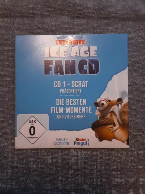 Ice Age Fan CD, die besten Film-Momente von Kinder Pingui-OVP