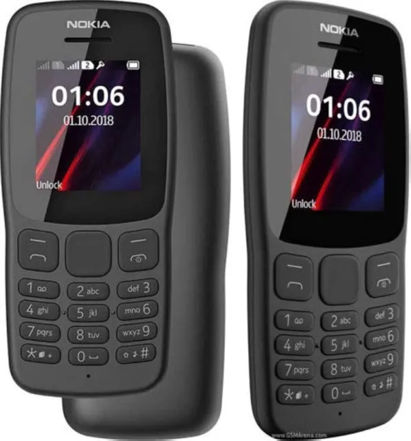 Nokia 106 - Black (Unlocked) Mobile Phone