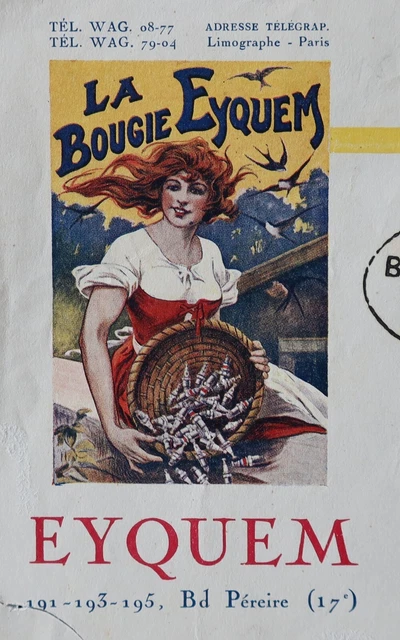 Ancienne Plaque Émaillée Publicitaire Chocolat PUPIER St Etienne – 1932 – Illustration 157