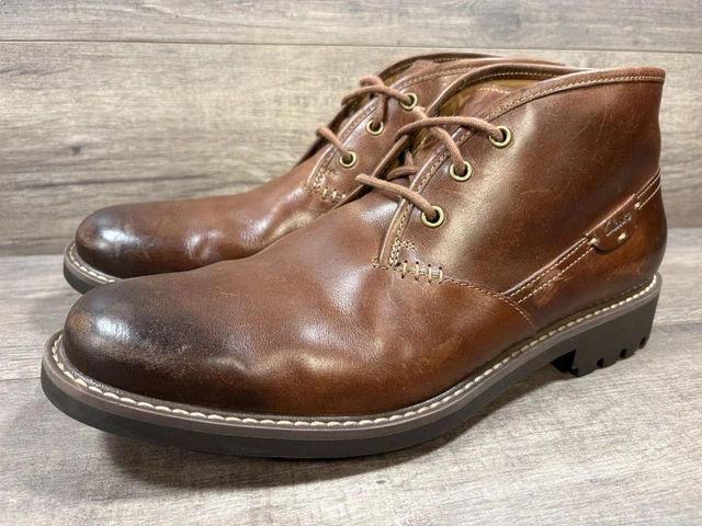 Clarks Men\'s Montacute Duke Chukka Boots Brown Leather 26103252 Size 9 Clarks Men main image 3