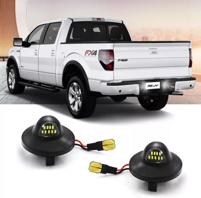 1X Led License Plate Light Rear Bumper Tag Assembly Lamp For Ford F150 F250 F350