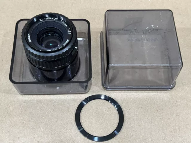 Nikon EL Nikkor 105mm f/5.6 N Enlarging Lens M39 Near MINT in Case