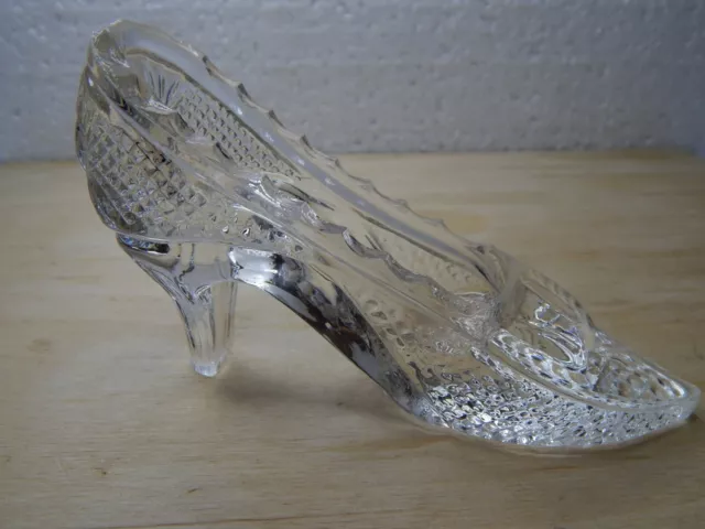 Princess Cinderella Crystal Slipper Vintage Glass Soviet Home Decor USSR