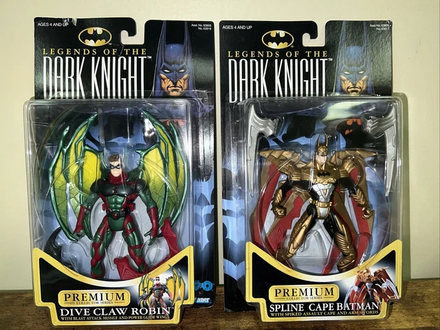 1996 VTG Kenner Legends of the Dark Knight Dive Claw Robin Spline Cape Batman