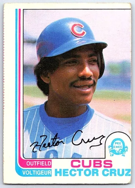 1982 O-Pee-Chee **C** Hector Cruz Chicago Cubs #364