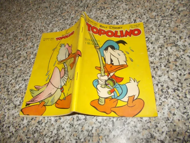 Topolino Libretto N.3 Originale Mondadori Disney Mb/Ott 1949 Con Gioco E Bollino