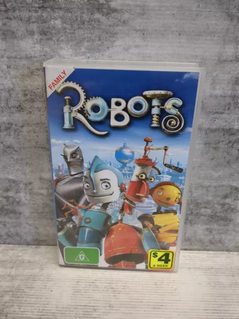 ROBOTS VHS MOVIE Video Cassette Tape $19.90 - PicClick AU
