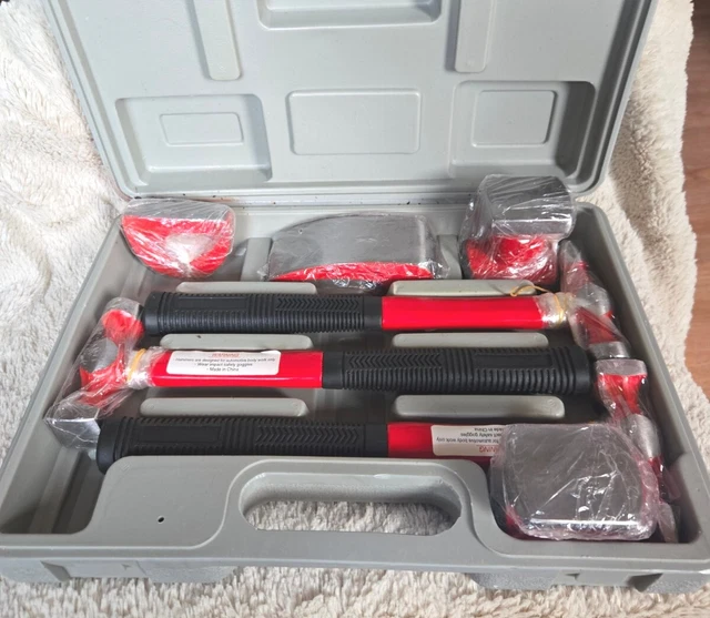 HARBOR FREIGHT 7PIECE Body And Fender Hammers & Dollies Hand Tool Set