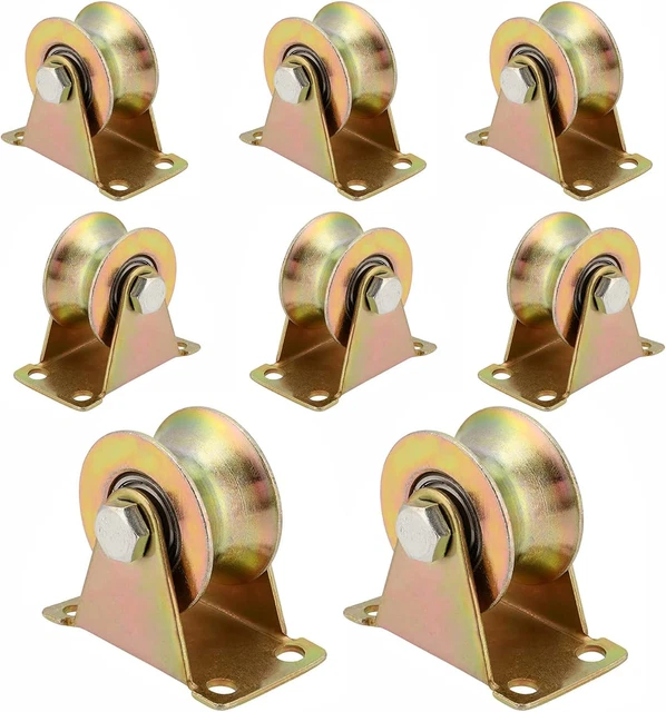 8 Stück M25 Umlenkrollen Edelstahl - 150kg Tragkraft Für Seile Bis 11mm