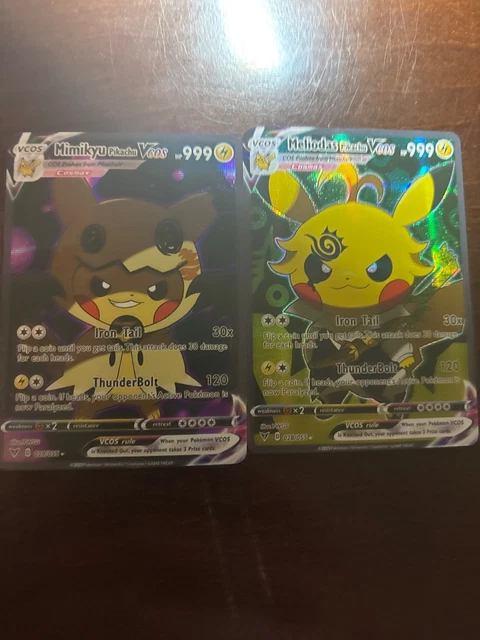 Pikachu One Piece Luffy Cosplay Doujin Holo Card – Ultra Rare, Near Mint, English