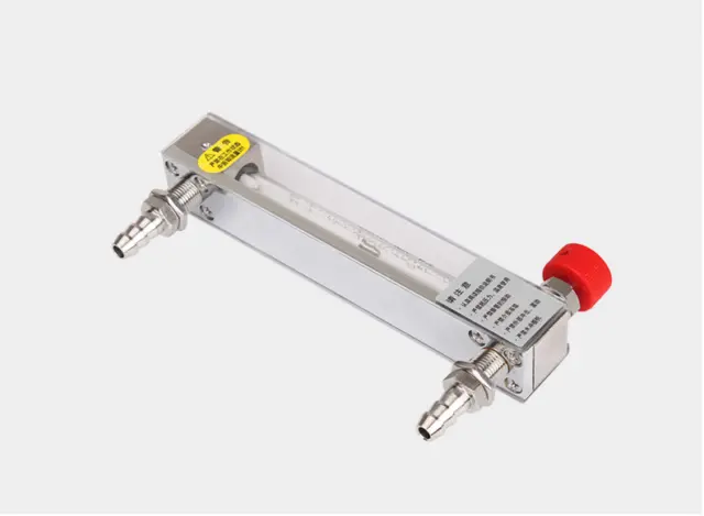 LZB -10WB glass rotameter flow meter for water/air/gas/liquid with control valve