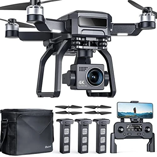 F7 GPS Drones with Camera for Adults 4K Night Vision, 3-Aix Gimbal, 2Mile
