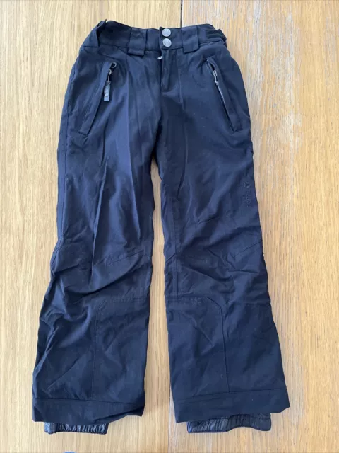 Kids Ski Snow Waterproof Pants Elude Black Size 6yrs Xs