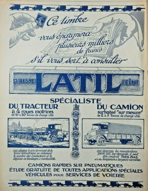 Publicité De Presse Originale Cycles Automoto - 6 Usines à St Étienne - Années 1920