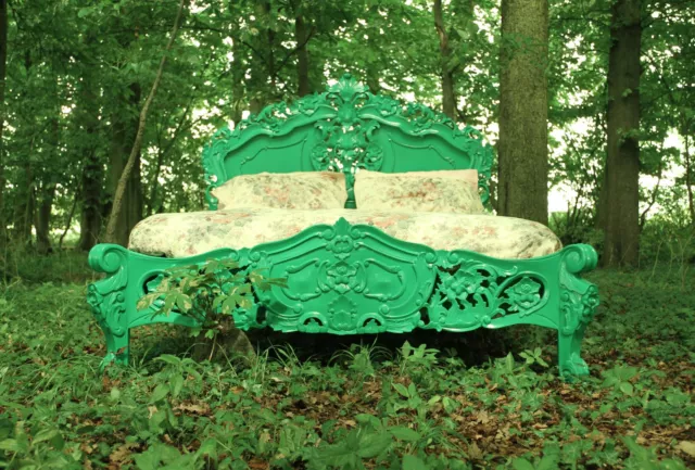 Made to Order  French style Rococo Bed  furniture .....  ( Any size Any Color )