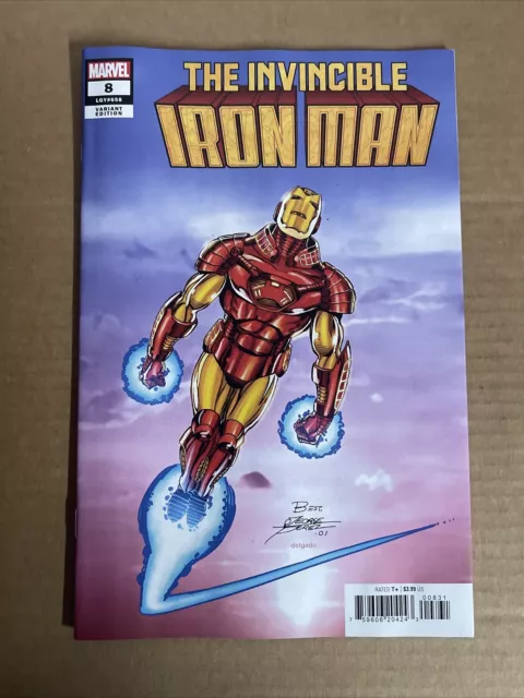 Invincible Iron Man #8 George Perez Variant First Print Marvel Comics (2023)