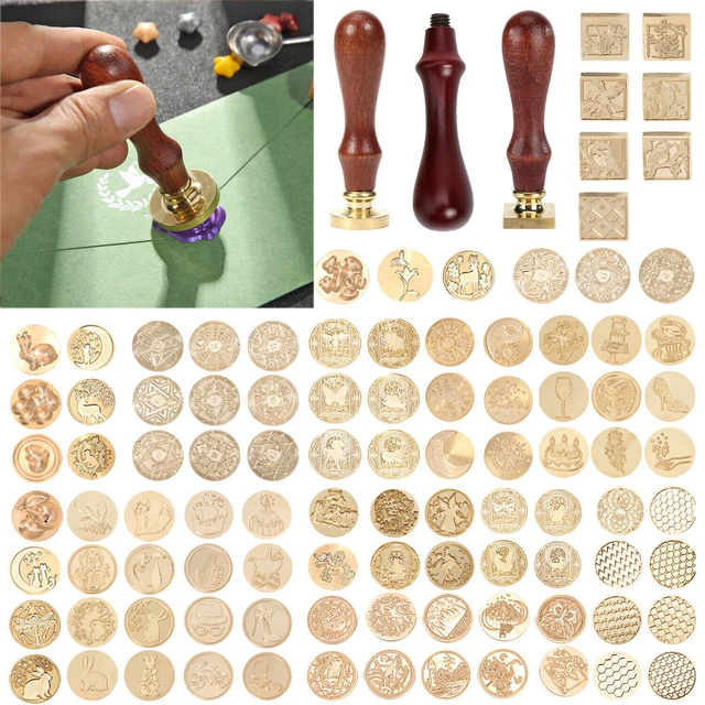 DIY Scrapbooking Album Envelope Handcraft Sealing Wax Stamp Vintage Seal Stamp
