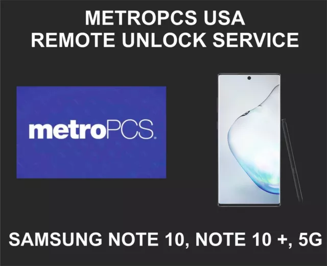 Samsung Unlock Service, Samsung Note 10, Note 10 Plus, 5G, 3m