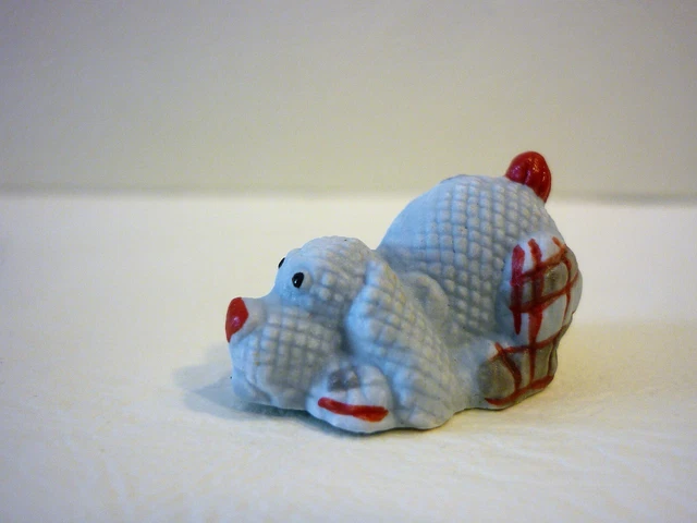 Feve Petit Chien  Mat  -    De Lin Et De Raphia 2015   Recto/Ver