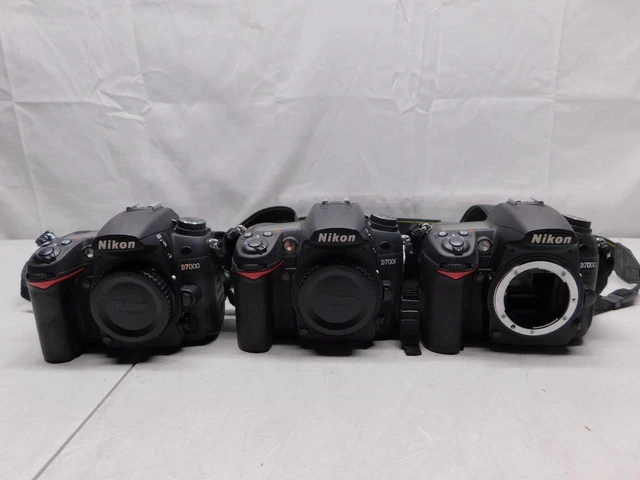3 Nikon D7000 16.2 MP Digital SLR Camera - Black   #104 (CBRX2-22)