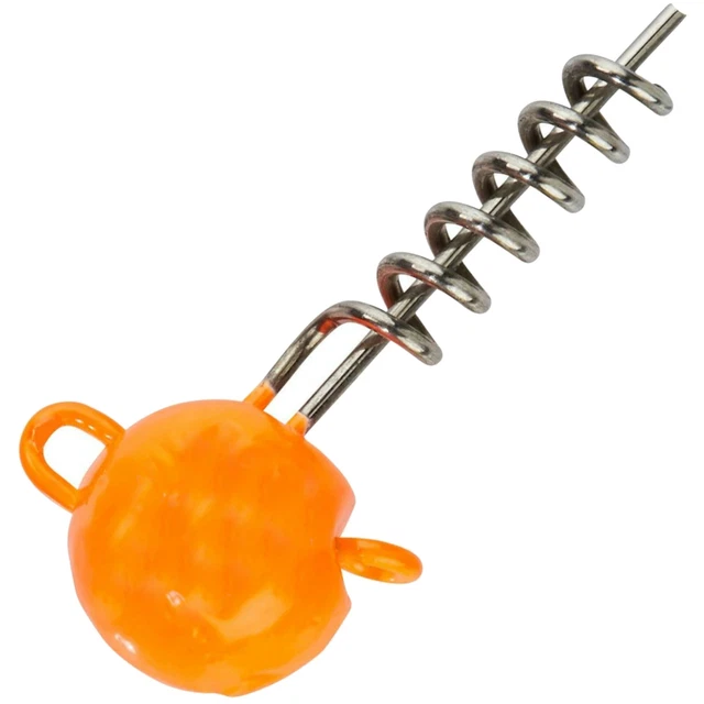 Balzer UV-aktive Screw in Jigheads orange - Jigköpfe Schraubköpfe, jigkopf