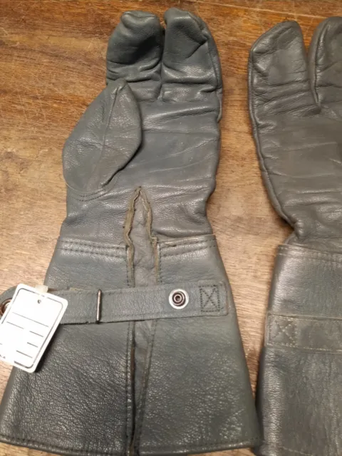Paar Original Kradmelder Handschuhe  Ausrüstung Wehrmacht, Neue Zustand 3