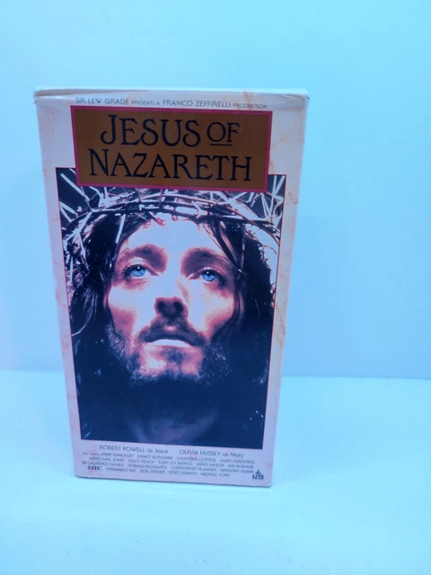 JESUS OF NAZARETH VHS hi fi Stereo 48988 1992 3 tape set £9.44 ...