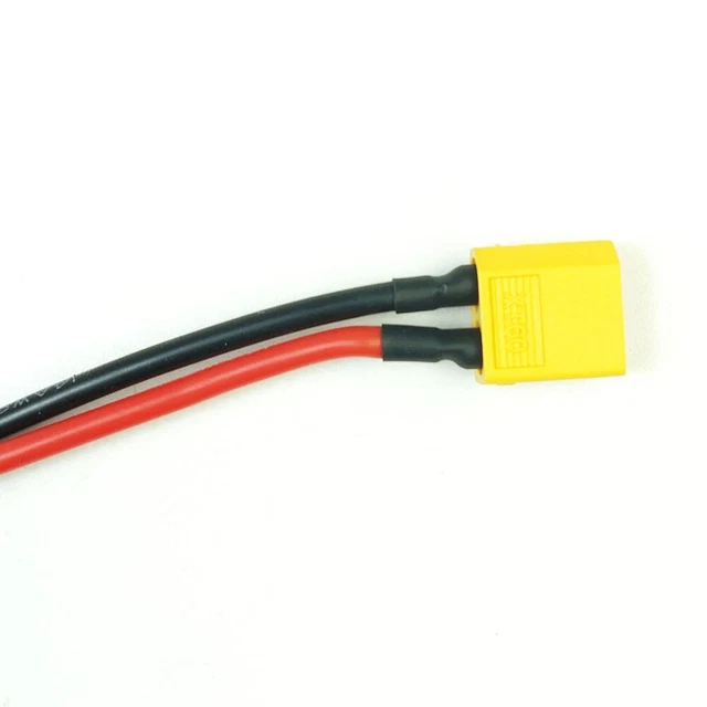XT60 Extension Cable, E-Bike Power Cables Lithium Battery Controller XT60 Connector Extension Cable Female Male Plug 14AWG Fuse Wire Accessories For E-Bike