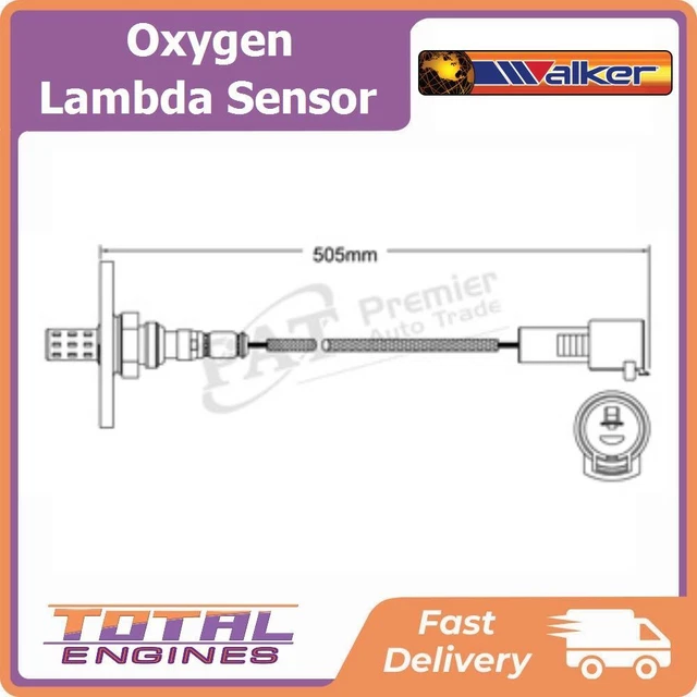 WALKER OXYGEN LAMBDA Sensor fits Toyota Corolla AE86R 1.6L 4Cyl 4AGEU