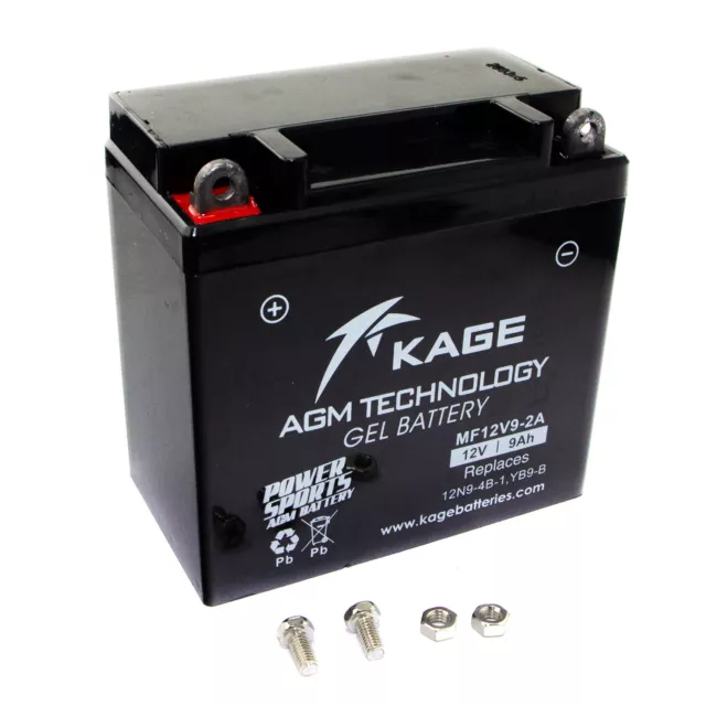 Batterie Gel KAGE YB7-A YB9-B YB9A-A 12N9-4B-1 pour Aprilia Cagiva Daelim KTM