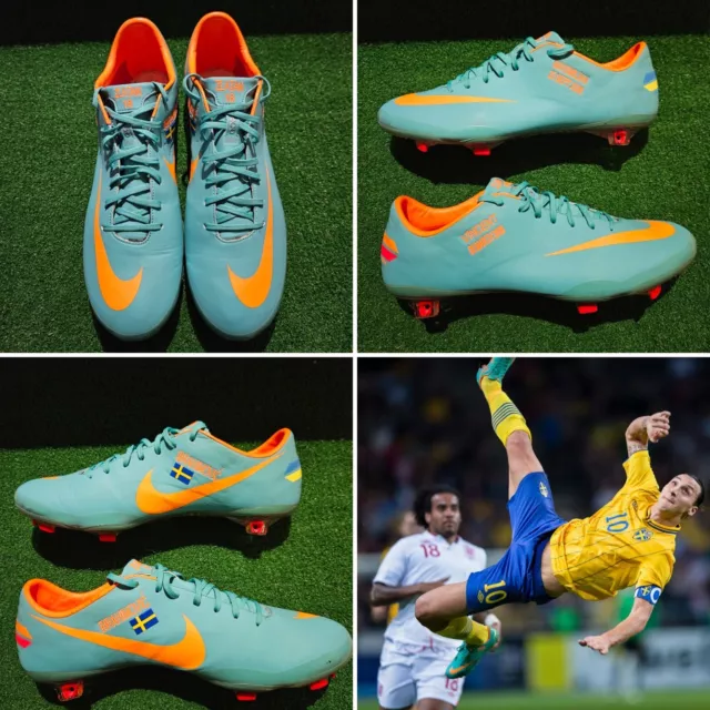 Match Worn Boots ISSUED IBRAHIMOVIC PSG nike Mercurial Sweden