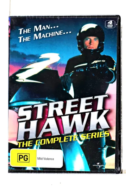 Street Hawk - The Complete Series: 4 DVD Set Region 4 New Sealed 80s Motorcycle