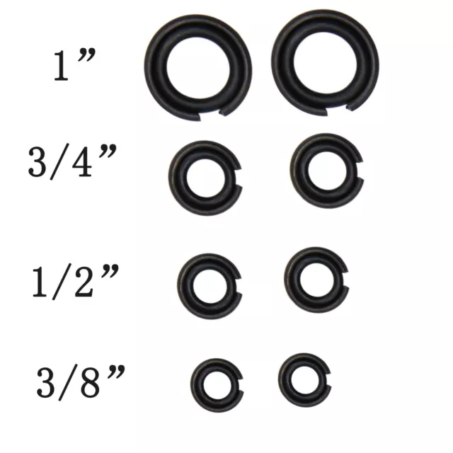 2 Set Impact Wrench Retaining Ring Clip with O-Ring for Craftsman IR 3/8in 1/2in