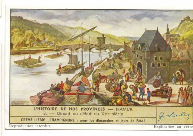 S1550- Chromo Liebig - 1952 - " L'histoire De Nos Provinces - Namur " : 3. Dinan