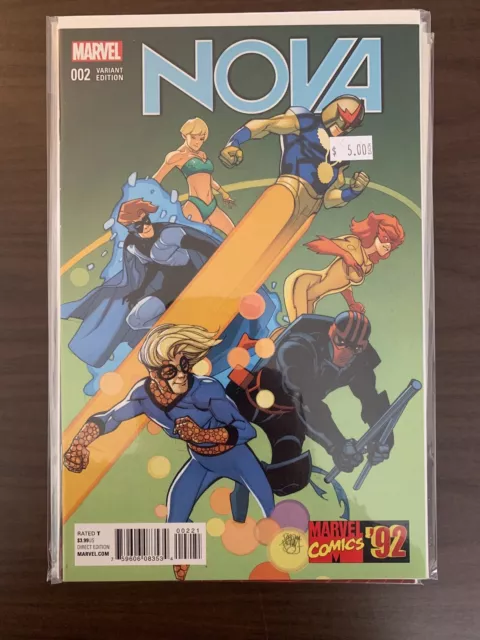 Nova vol.6 #2 2016 Variant High Grade 9.2 Marvel Comic Book C36-48