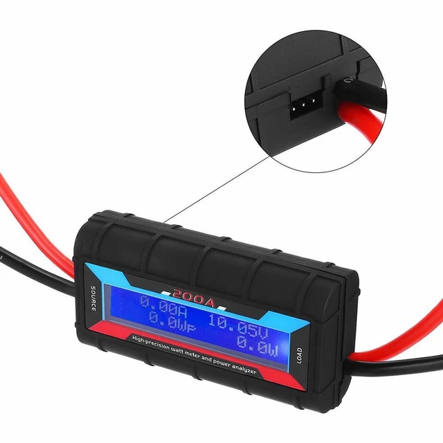 Volt Watt Meter Zubehör Analysator DC Wohnwagen Digital Solar Analyzer