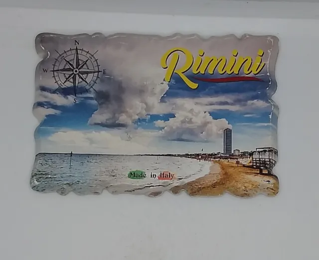 Magnete Calamita Resina Frigo  Souvenir Fridge Magnet Rimini Emilia-Romagna