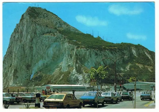 Gibraltar postcard. North view of Rock from Air Terminal. Ed. RPS. Without...